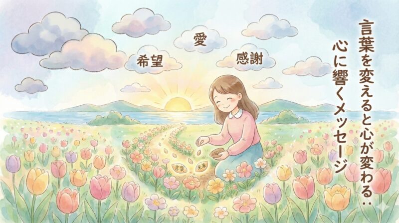 言葉を変えると心が変わる